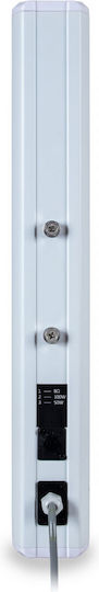 Helvia Παθητικό Επιτοίχιο Ηχείο 100W (Τεμάχιο) Λευκό