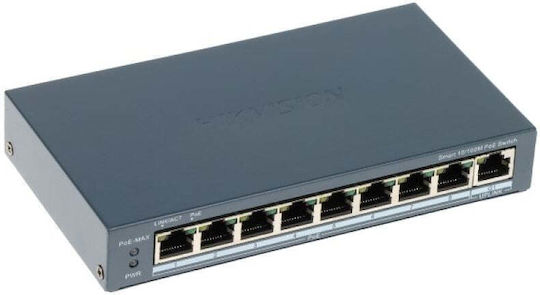 Hikvision DS-3E1309P-EI(B) Managed L2 PoE+ Switch with 8 Ethernet Ports