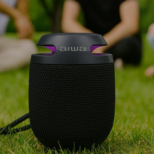 Aiwa BST-100BK Ηχείο Bluetooth 5W με Διάρκεια Μπαταρίας έως 8 ώρες Μαύρο