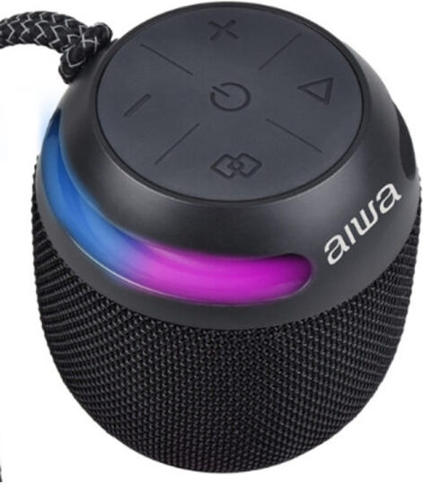 Aiwa BST-100BK Ηχείο Bluetooth 5W με Διάρκεια Μπαταρίας έως 8 ώρες Μαύρο