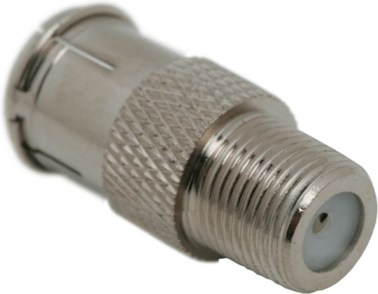 Set 10 Adaptoare Coaxial F Femelă Tv Femelă Convertor Antenă Metalic