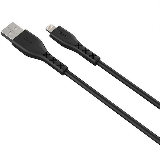 Havit H66 USB-A zu Lightning Kabel Schwarz 1m (21.08.0007)