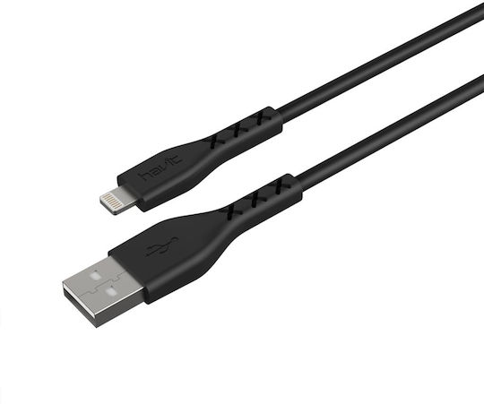 Havit H66 USB-A zu Lightning Kabel Schwarz 1m (21.08.0007)