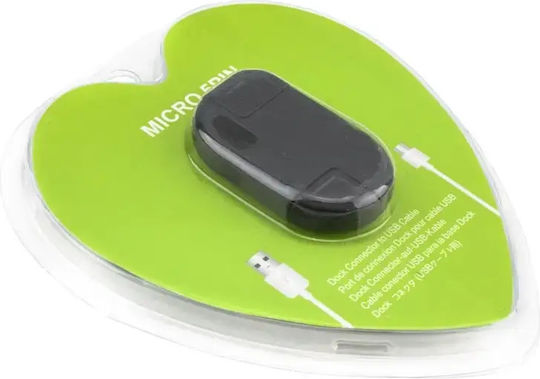 Retractable USB 2.0 to micro USB Cable 1m (G382) 1τμχ
