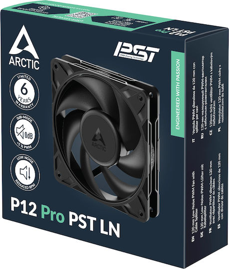 Arctic P12 Pro Pst Case Fan 120mm (450rpm / 49cfm) Χωρίς Led Φωτισμό