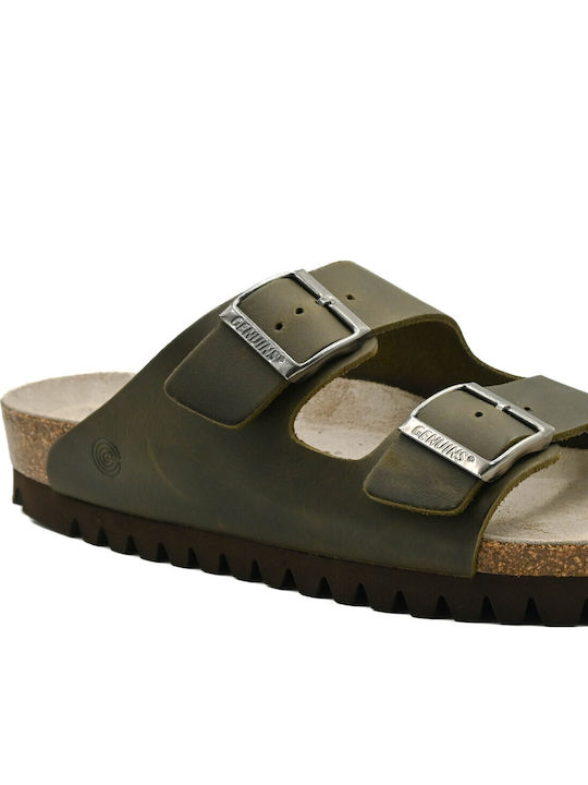 Herrensandalen in Grün Farbe