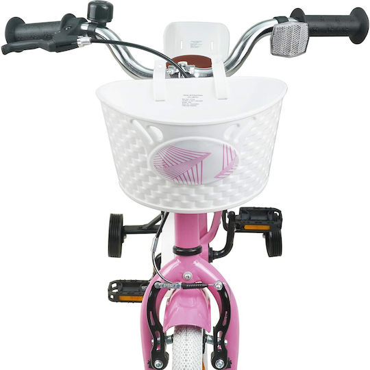 vidaXL 12" Παιδικό Ποδήλατo BMX Ροζ