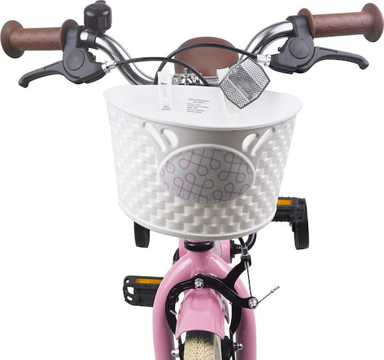 vidaXL 14" Kids' BMX Bicycle Pink