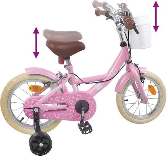 vidaXL 14" Kids' BMX Bicycle Pink
