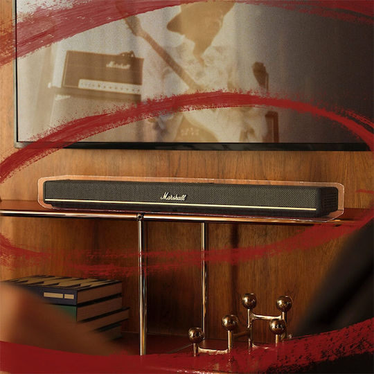 Marshall Heston 60 Soundbar 5.1 Bluetooth HDMI și Wi-Fi 56W Crem