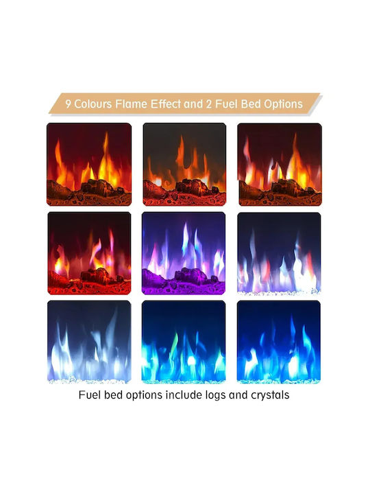 Pan150el Electric Fireplace 150cm