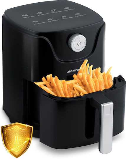 Berdsen Air Fryer 2.5lt Μαύρο BD-654