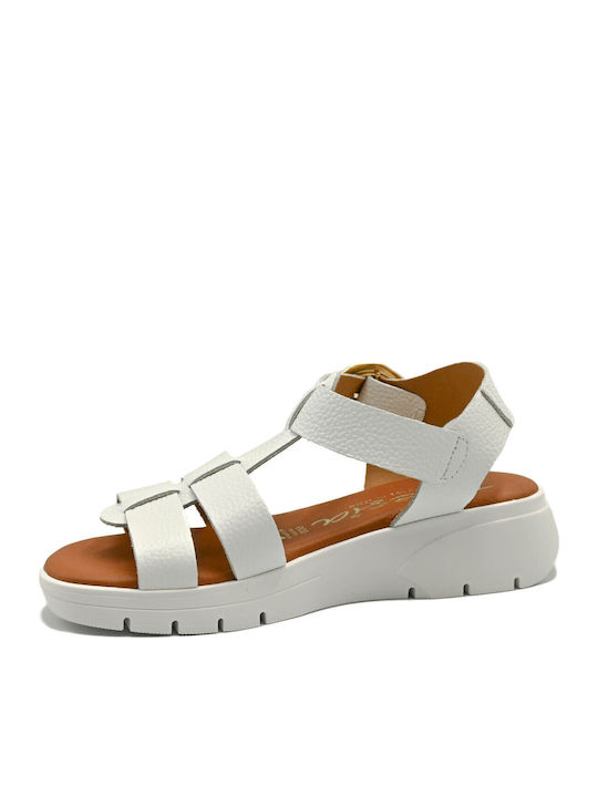 Leather Women's Anatomic White Sandals