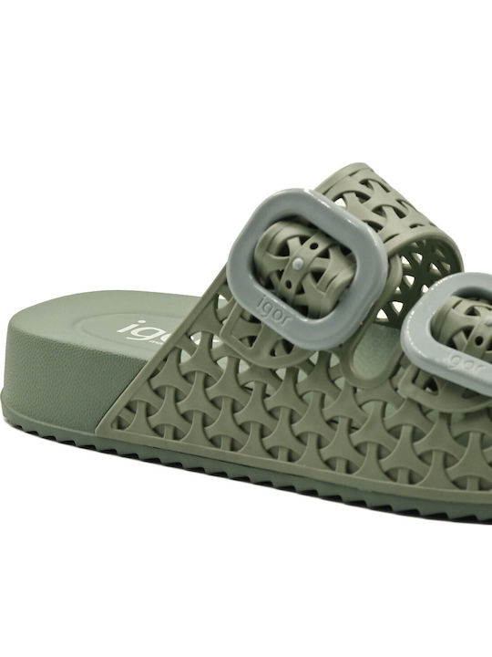 Women's Anatomic Green Sandals