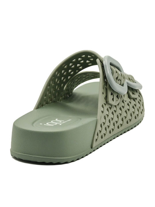 Women's Anatomic Green Sandals