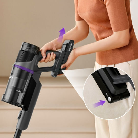 Eureka Wiederaufladbarer Stielstaubsauger 2 in 1 Stick & Hand Schwarz
