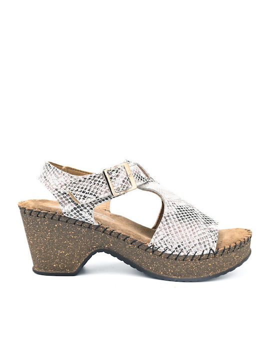 Leder Damen Sandalen Anatomisch Weiße
