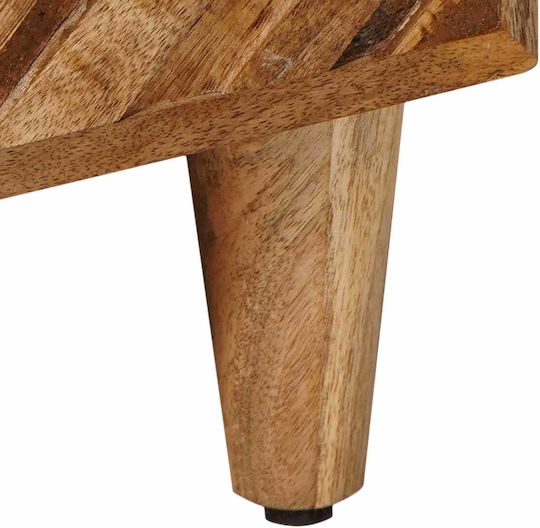 Μπουφές από Μασίφ Ξύλο με Συρτάρια Καφέ 60x33.5x75cm