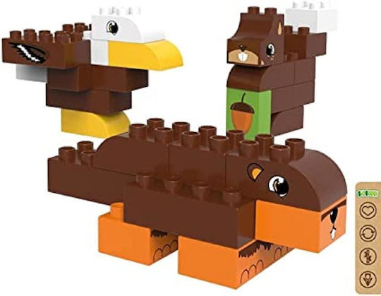 Biobuddi Blocks Eco Build the Animals of the Forest for 1.5-6 years Years 27pcs