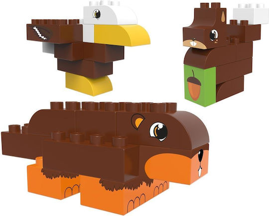 Biobuddi Blocks Eco Build the Animals of the Forest for 1.5-6 years Years 27pcs