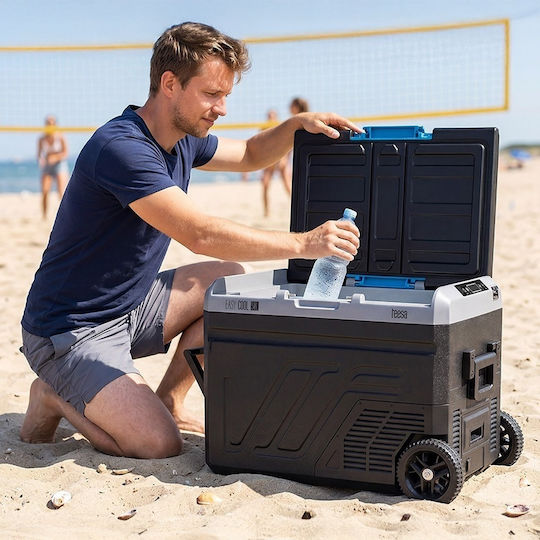 Teesa Φορητό Ψυγείο 50lt 100-240V / 12V / 24V Μαύρο