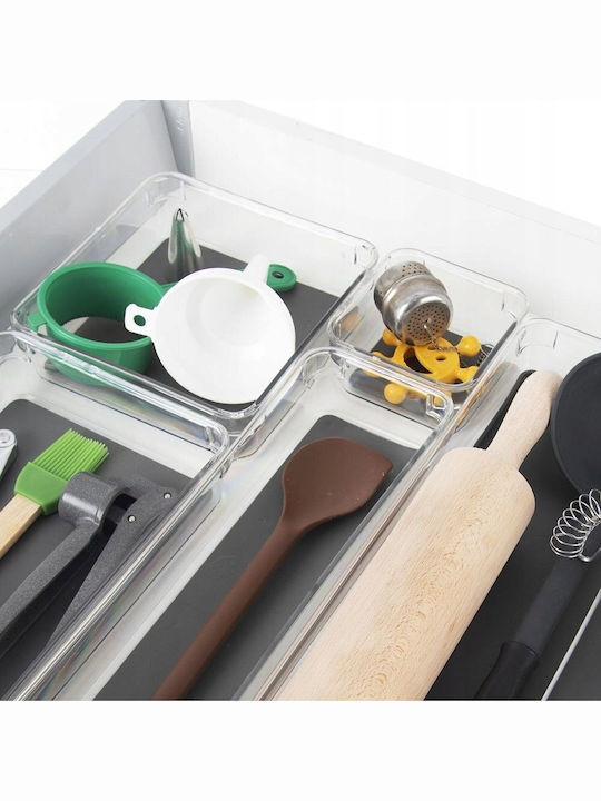 Orion Drawer Organizer Container Grey 16 X 16 X 4.5 Cm Orion Non-slip