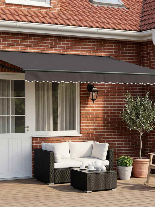 Ηλεκτρικό Αναδιπλούμενο Σκίαστρο Ανθρακί 4 X 2 M 3421525 Ανθρακί