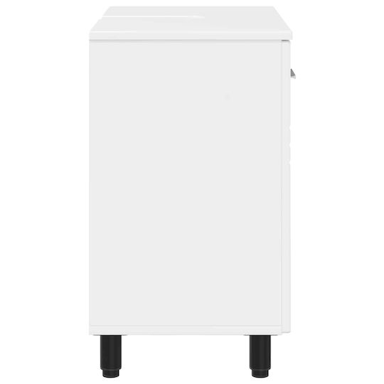 vidaXL Πάγκος με Νιπτήρα Μ60xΒ35xΥ60cm Λευκό