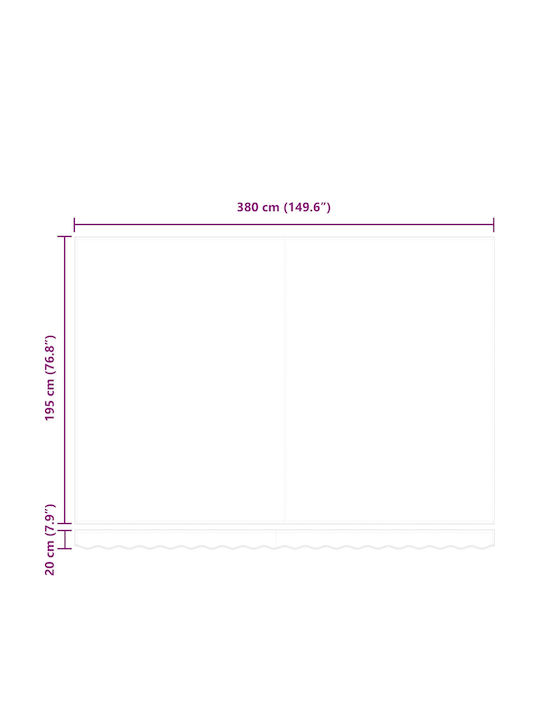 Copertină Electrică Rabatabilă Antracit 4 X 2 M 3421164 Antracit