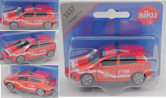 Siku Mașinuță De Pompieri VW Golf 6 Grecească Pompieri Pentru 3+ Ani
