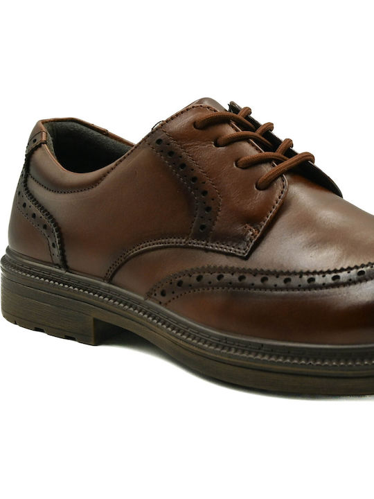 Leather Men's Oxfords Tabac Brown
