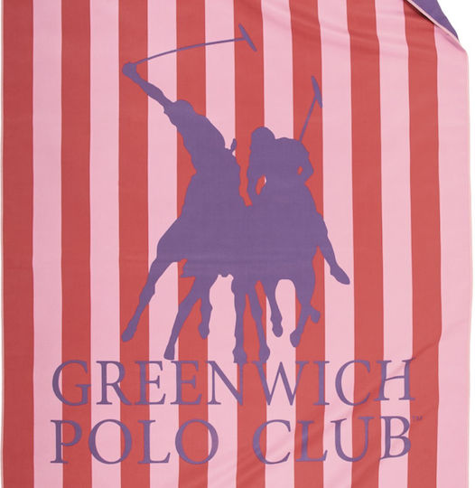 Greenwich Polo Club Microfiber Towel Body 280gr/m² Double-Sided Pink 170x80cm