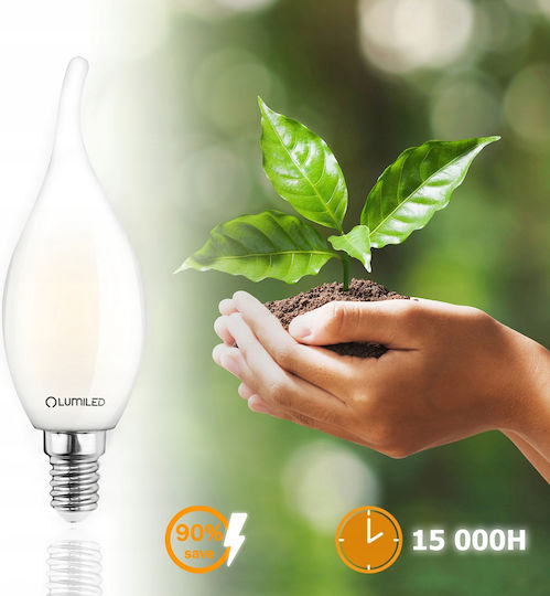 Lumiled LED Glühbirnen 7W für E14 Fassung und Form BA35 Naturweiß 806lm 6 Stück