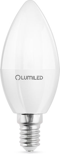 Lumiled LED Glühbirnen 5W für E14 Fassung und B35 Form Kühles Weiß 470lm 6 Stück