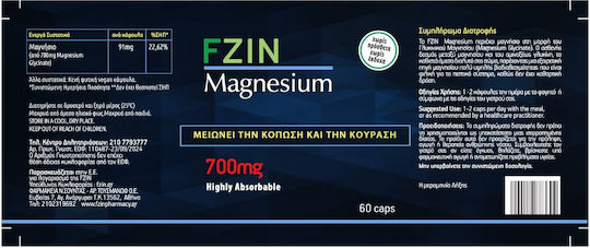 Fzin Magnesium 700mg 60 Mützen