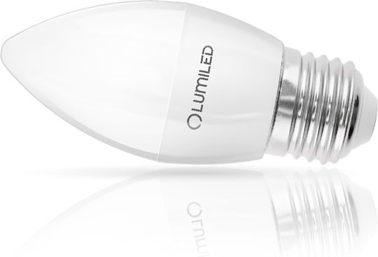 Lumiled Λάμπες LED 5W για Ντουί E27 και Σχήμα B35 Θερμό Λευκό 470lm 10τμχ