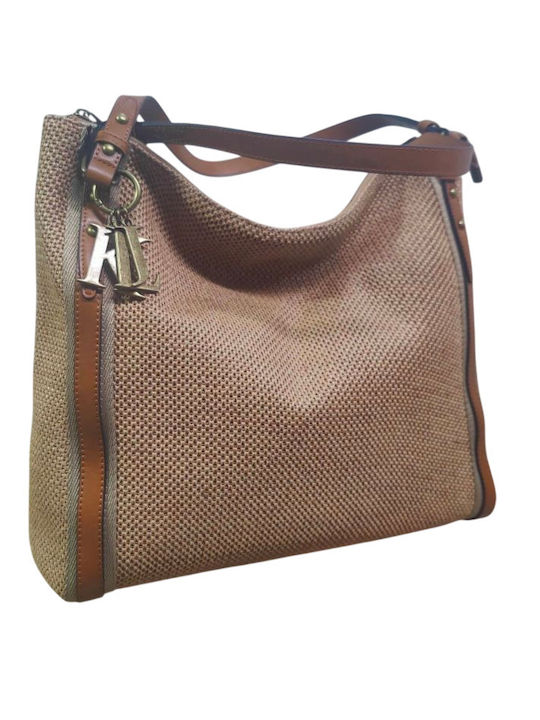 Straw Women's Shoulder Bag Brown