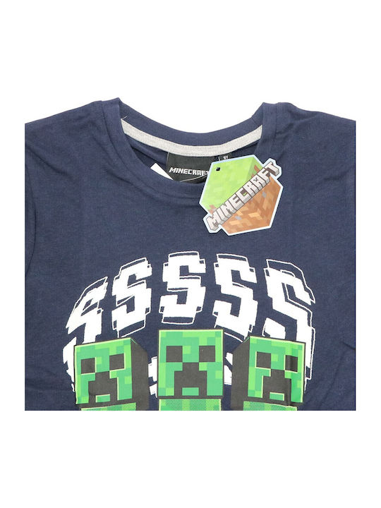 Kinder-T-Shirt Marineblau