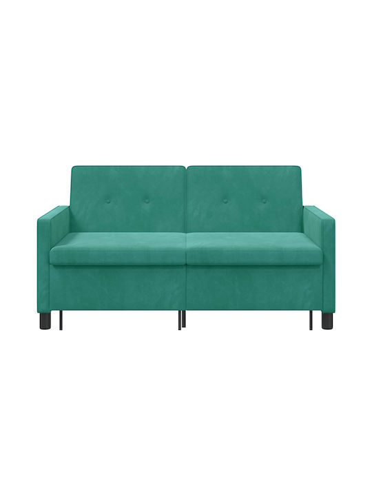 Διθέσιος Καναπές Κρεβάτι Τιρκουάζ 154x94.5x80.5εκ.