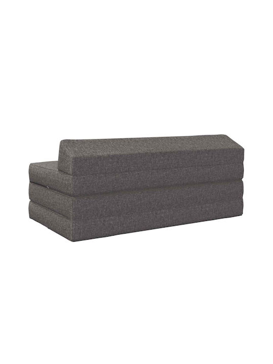 vidaXL Doppelsitzer Sofa Bett Offenes Hellgrau 120x60x49cm