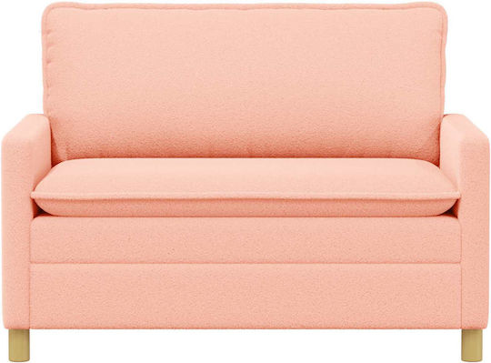 Two-Seater Couch Pink 126x81x87.5cm