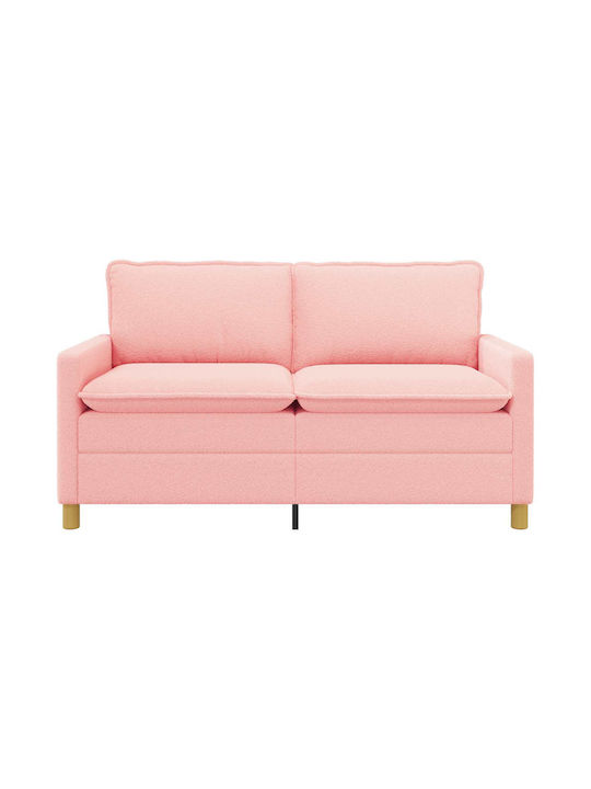 Two-Seater Couch Pink 156x81x87.5cm