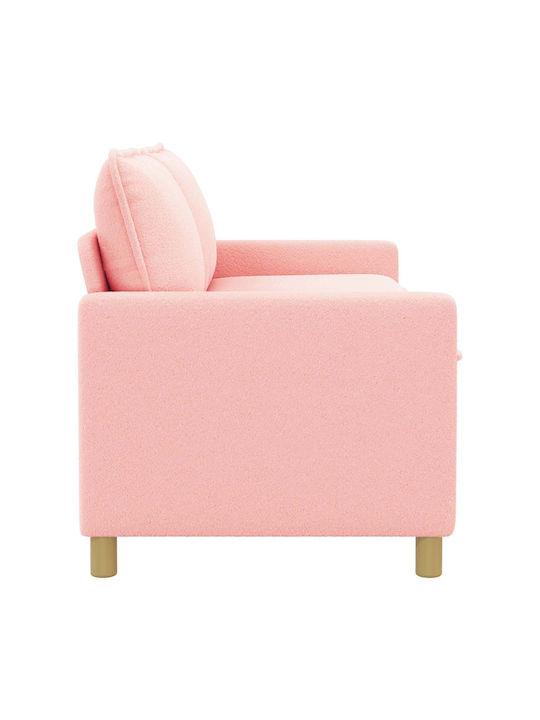 Two-Seater Couch Pink 156x81x87.5cm