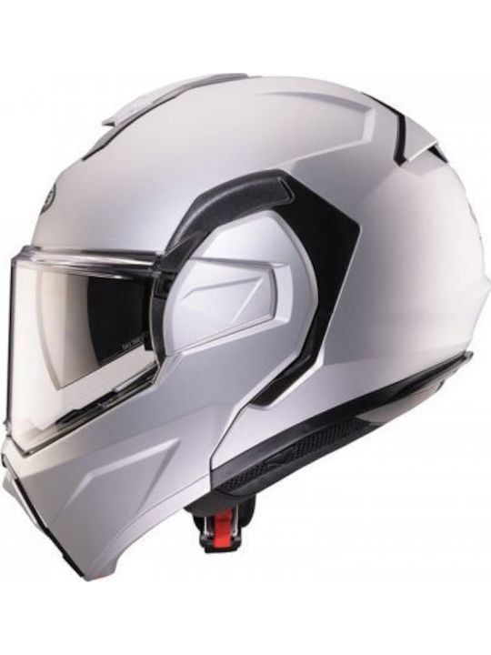 Caberg Trip Silver Mat Κράνος Μηχανής Flip-Up ECE 22.06 1750gr με Pinlock και Sunvisor
