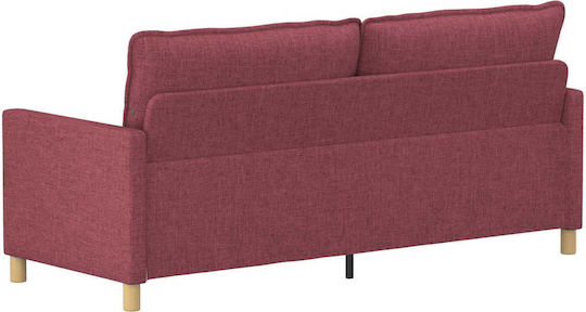Two-Seater Couch Red 196x81x87.5cm