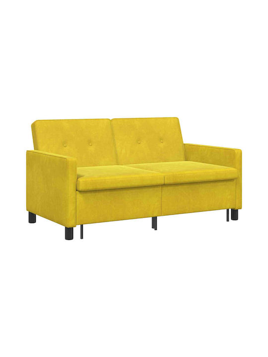 Doppelsitzer Sofa Bett Gelb 154x94.5x80.5cm