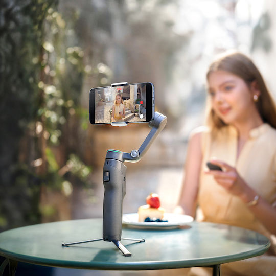 DJI Osmo Mobile 8P (Standard Combo) Mobile Gimbal with 3-Axis Stabilizer and 10 Hours Operation Black