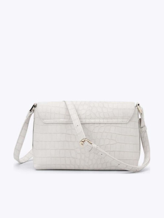 Women's Croco Chalk Flap Bag