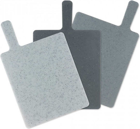 Husla Schneidebretter Kunststoff Graue 32x19,8cm 3 Stück