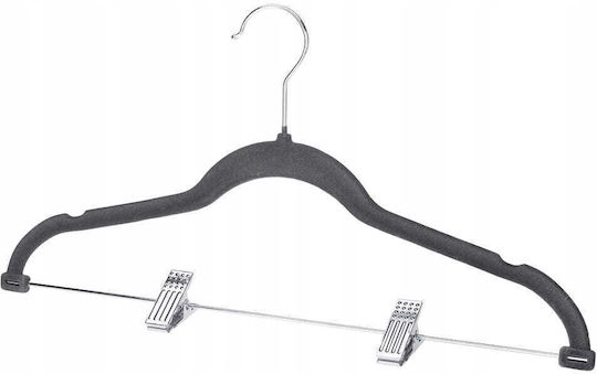 Galicja Cărlig De Dulap Pentru Pantaloni Plastic Gri 3 Bucăți